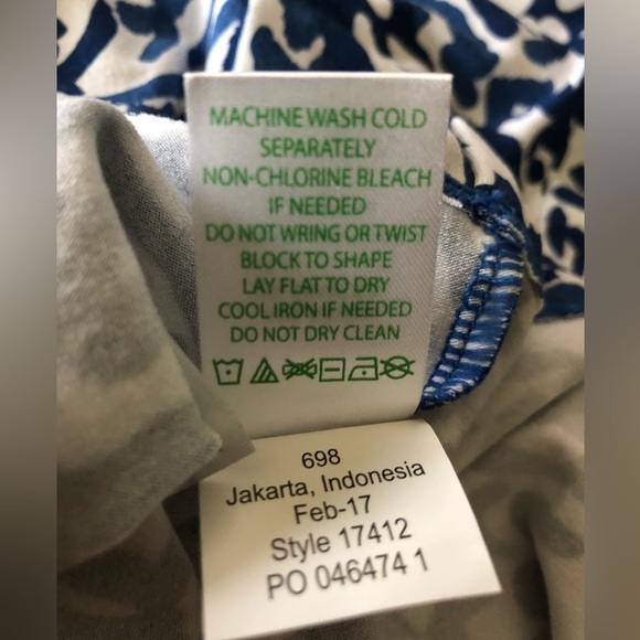 LILLY PULITZER UPF 50 Navy & White Pineapple Boatneck Sophie Dress Size XS - Picture 9 of 10